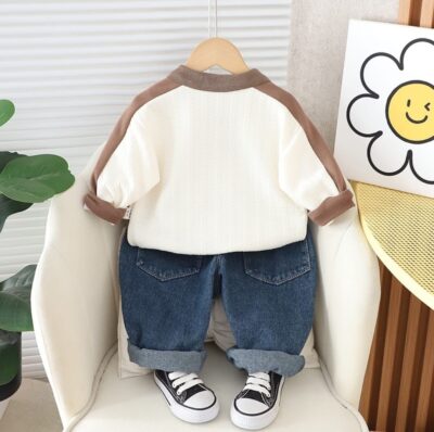 IMG-20250415-WA0039 Boy Sweatshirt with Denim Pants