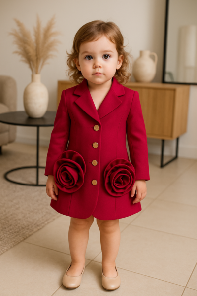 Girl Rada Flower Blazer Dress